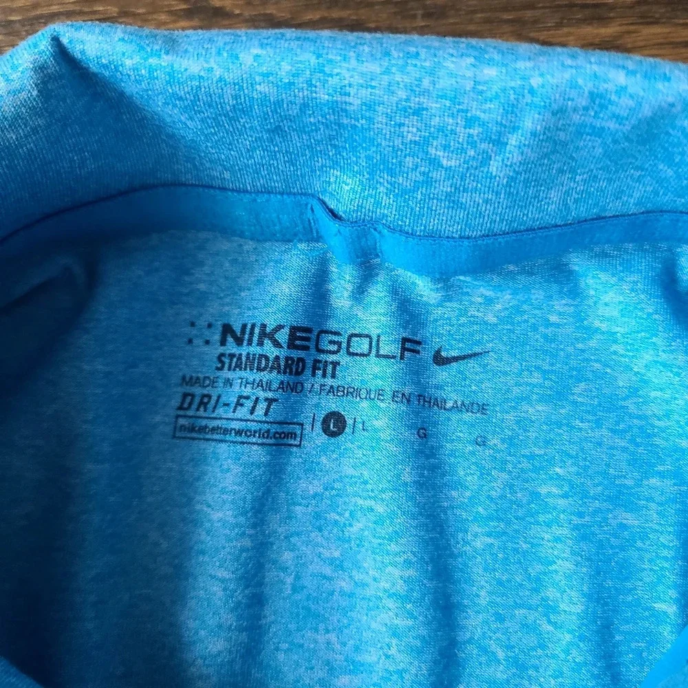 Nike golf polo shirt Men's sz.L blue